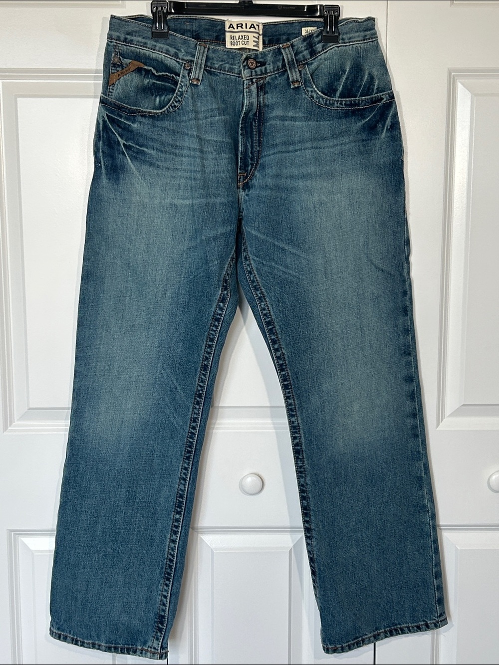 Ariat Men's Relaxed Boot Cut Blue Jeans